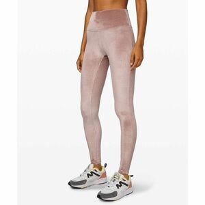 Lululemon Wunder Lounge High-Rise Tight Velvet Spanish Oak